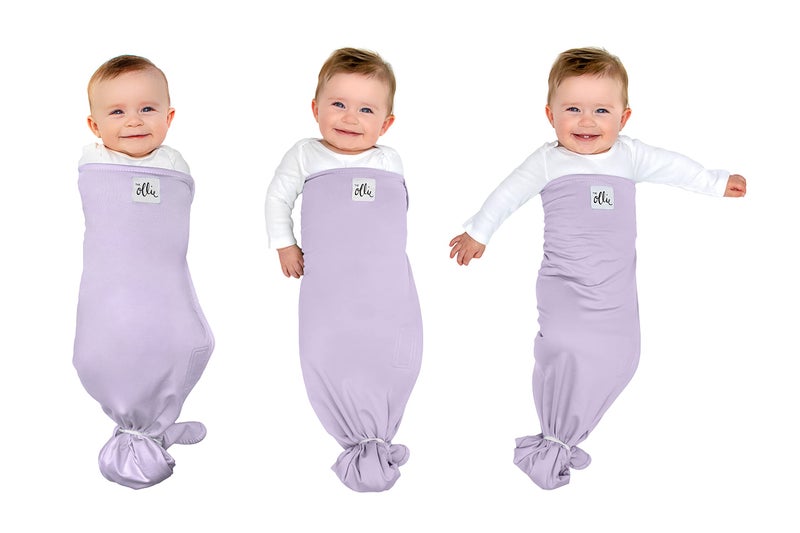 The Ollie Swaddle - Adjustable Baby Swaddle for Newborns | Pediatrician-Approved for Safe Sleep | Easy Closure | Arms-Out | Lightweight, Machine-Washable | Easy Diaper Access - Image 1